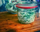 A picture of step 3 of Wisewoman Dill Finishing Salt.