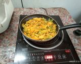 A picture of step 4 of Soya  Nuggets  Curry.