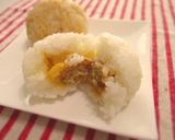 A picture of step 2 of Wham! Onigiri Stuffed with Yakiniku-Style Shaomai.
