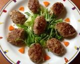 A picture of step 6 of Turkish Kofta Meat Patties.