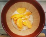 A picture of step 1 of Amazake (Sweet Rice Sake) and Hassaku Icy Sherbet.