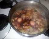 A picture of step 5 of Vietnamese braised pork belly & egg.