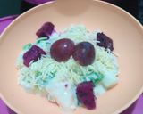 Foto langkah ke 5 dari resep Salad Buah sehat & Enak dg 2 Pilihan Gaya🍇🍨🍧🍇.