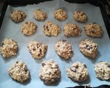 Banános zabpehelykeksz csokidarabokkal recept fázis 5 fotója