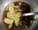 A picture of step 1 of Khathe mithe chole.