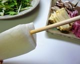 A picture of step 1 of How to Make Momiji Oroshi (Spicy Grated Daikon Radish).