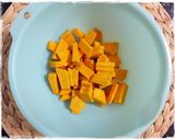 A picture of step 1 of Mashed Kabocha For Your Bento.