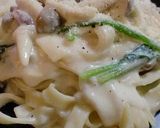 A picture of step 8 of Velvety Cream Pasta.