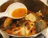 A picture of step 6 of Mother's Stewed Mackerel and Daikon Radish with Gochujiang Chilli Paste.