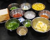 A picture of step 1 of Garlic And Corn Sandwich.