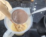 Foto langkah ke 3 dari resep Vla Kue Soes coklat.