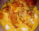 Foto langkah ke 6 dari resep Lontong Sayur Buah Pepaya.