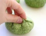 A picture of step 9 of Vivid Green Spinach and Cheese Bread Rolls.
