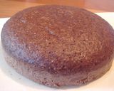 A picture of step 6 of Non-Egg Dairy-Free Chocolate Cake.