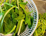 Hình bước làm 3 của món Miến sa tế giò sống cải ngồng 30 phút