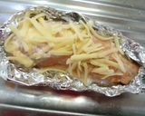 A picture of step 8 of The Mayonnaise is so Tasty! Foil baked Salmon.