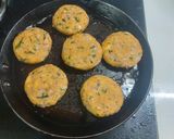 A picture of step 4 of Raw Banana sweet potato cutlets.