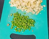 A picture of step 2 of Chana Puri Chat.