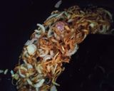 Gambar langkah 5 resipi Makaroni Goreng Daging.
