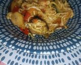 Foto del paso 4 de la receta Noodles con verduras y langostinos