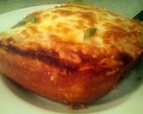 A picture of step 5 of Sunshine's cornbread spaghetti.