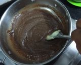 A picture of step 3 of Chocolate almond Barfi.