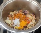 A picture of step 3 of Jackfruit seeds gravy.