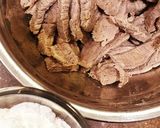 A picture of step 2 of Crispy Ginger Beef.