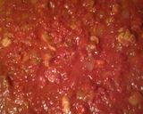 A picture of step 8 of Baked vegetarian chili.