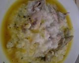 Foto langkah ke 8 dari resep Bubur Ayam Bumbu Kuning Oregano.