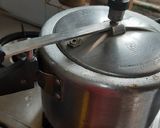 A picture of step 5 of Vidharbha style Masala bhat (lagnachya pangtitla masala bhat).