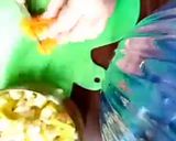 A picture of step 4 of Creamy fruit chaat.