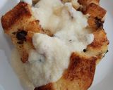 Foto langkah ke 6 dari resep Bread Pudding with Custard Sauce.