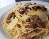 Foto del paso 3 de la receta: Spaghettis con portobellos y alcaparras