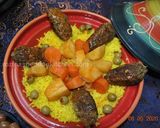 A picture of step 7 of Kofteh Kabab کوفته کباب.