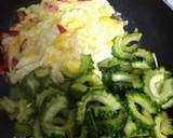 มะระขี้นกยักษ์ผัดไข่ วิธีทำสูตร 4 รูป