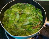 Hình bước làm 2 của món Canh rau đay tôm nõn