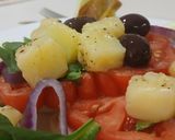 Foto del paso 5 de la receta: Ensalada de Endivias, Tomate Raf y Patata al Pil Pil