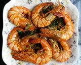 Hình bước làm 7 của món Tôm xóc tỏi