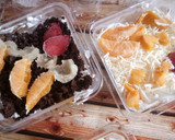 Foto langkah ke 8 dari resep Brownies Mangga Vla Nangka (Dessert Box).
