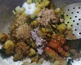 A picture of step 3 of Bread Poha.
