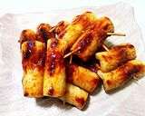 A picture of step 5 of Kabayaki-Style Sweet and Spicy Grilled Chikuwa.