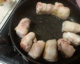 A picture of step 4 of Great for Bento: Pork Rolls Wrapped in Fluffy White Hanpen Fishcakes.