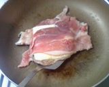 A picture of step 4 of Pan Fried Layered Pork, Shiso and Cheese.