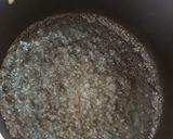 A picture of step 3 of Tapioca+beans cake.