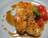 A picture of step 8 of Basil Chicken.