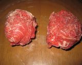 A picture of step 3 of Meat-Wrapped Soft-Boiled Eggs for Bentos.