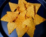 A picture of step 6 of Cheesy loaded vegetable Nachos.
