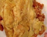 A picture of step 14 of Omurice (Rice Omelette).
