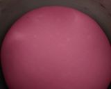 Foto langkah ke 4 dari resep Cranberries Cheese Dragon Fruit.